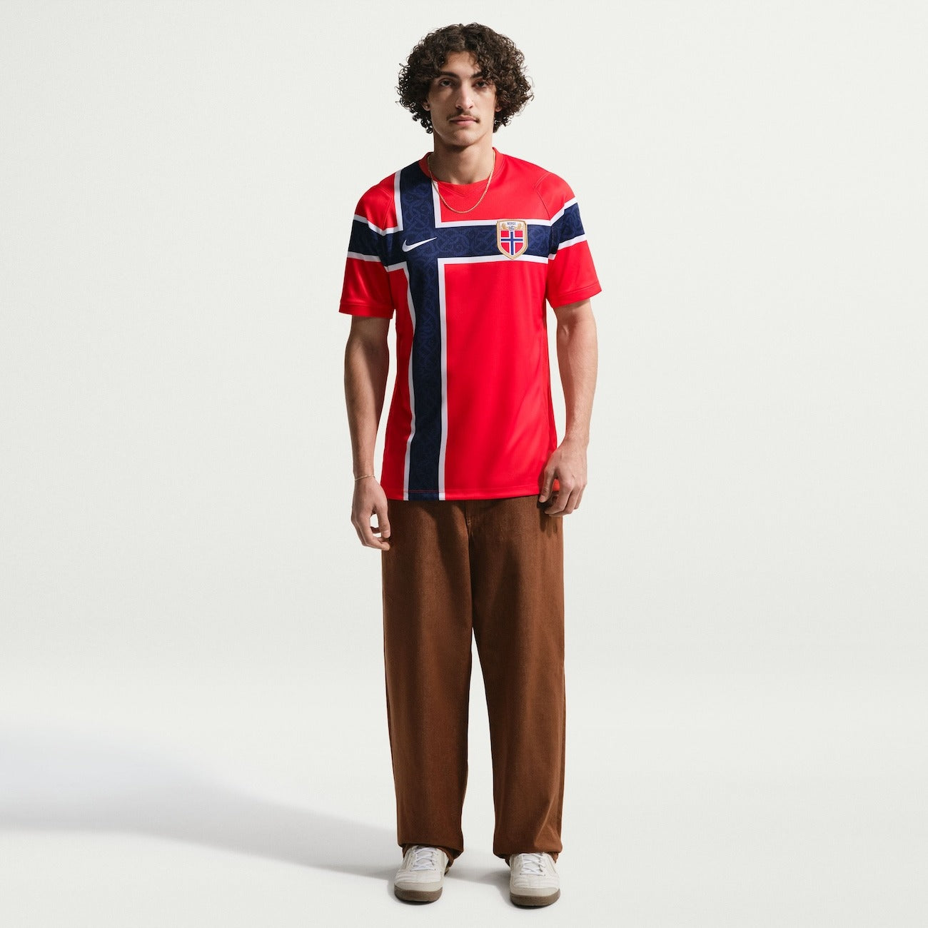 Camisa Noruega Nike I 2026/27 Torcedor Pro Masculina