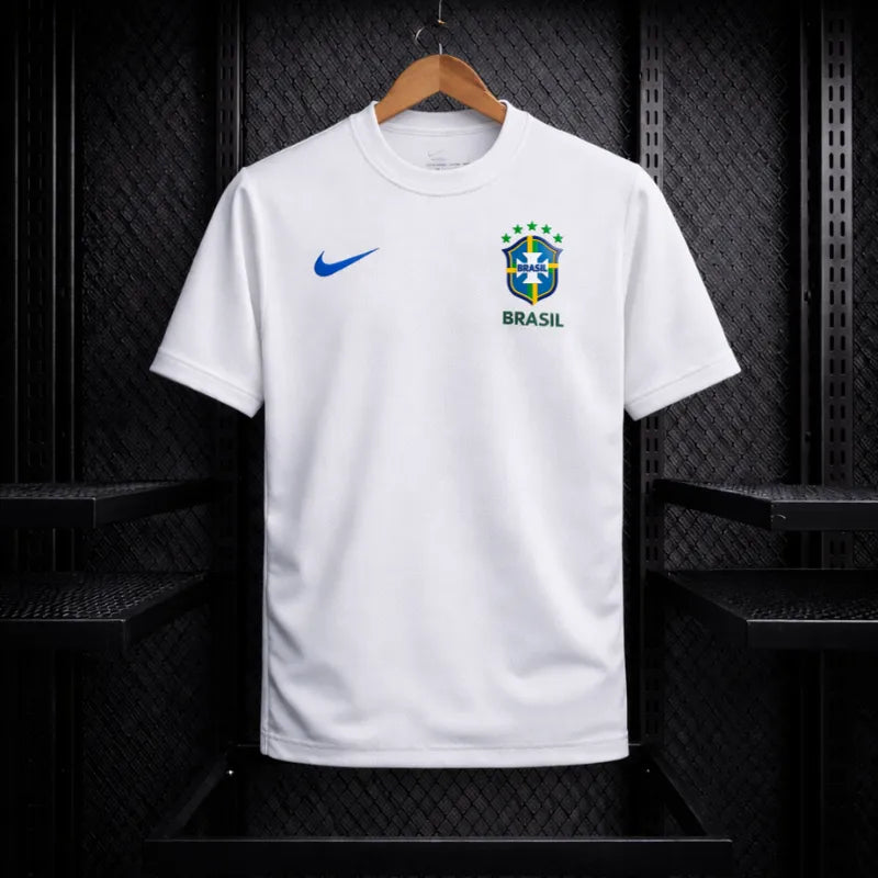 Camisa Brasil Torcedor Nike 2026 Branca Masculina