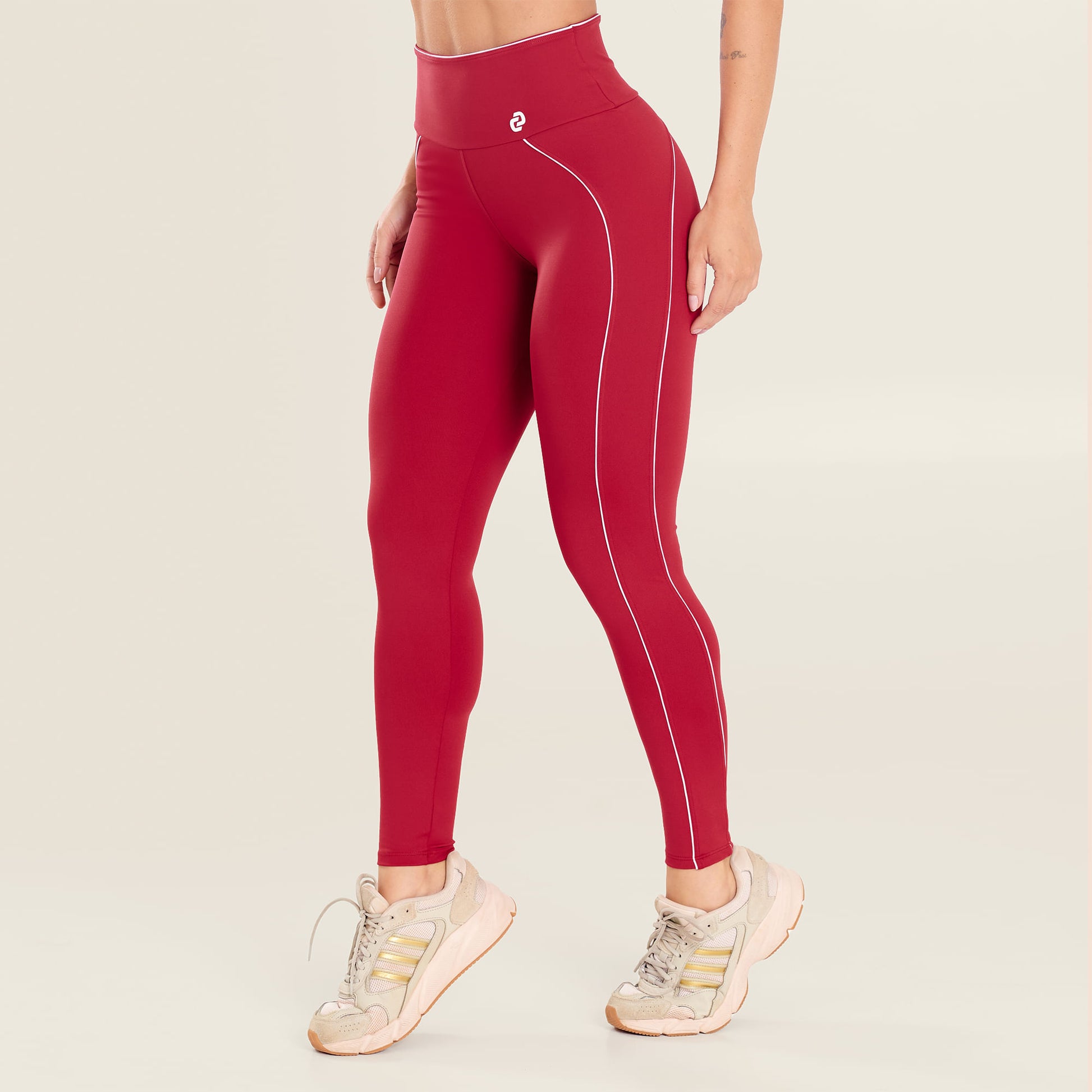 Legging Artic Vermelho Rubi Poliamida