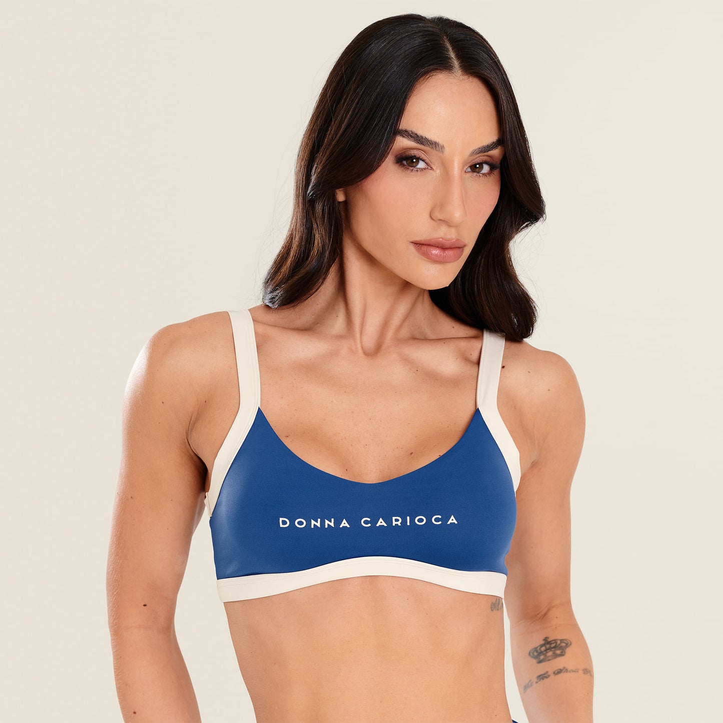 Top Vital Azul Set Sail Poliamida Com Bojo