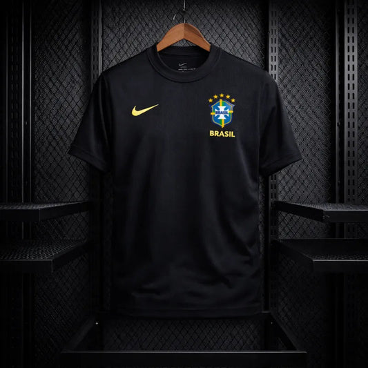 Camisa Brasil Torcedor Nike 2026 Preta Masculina
