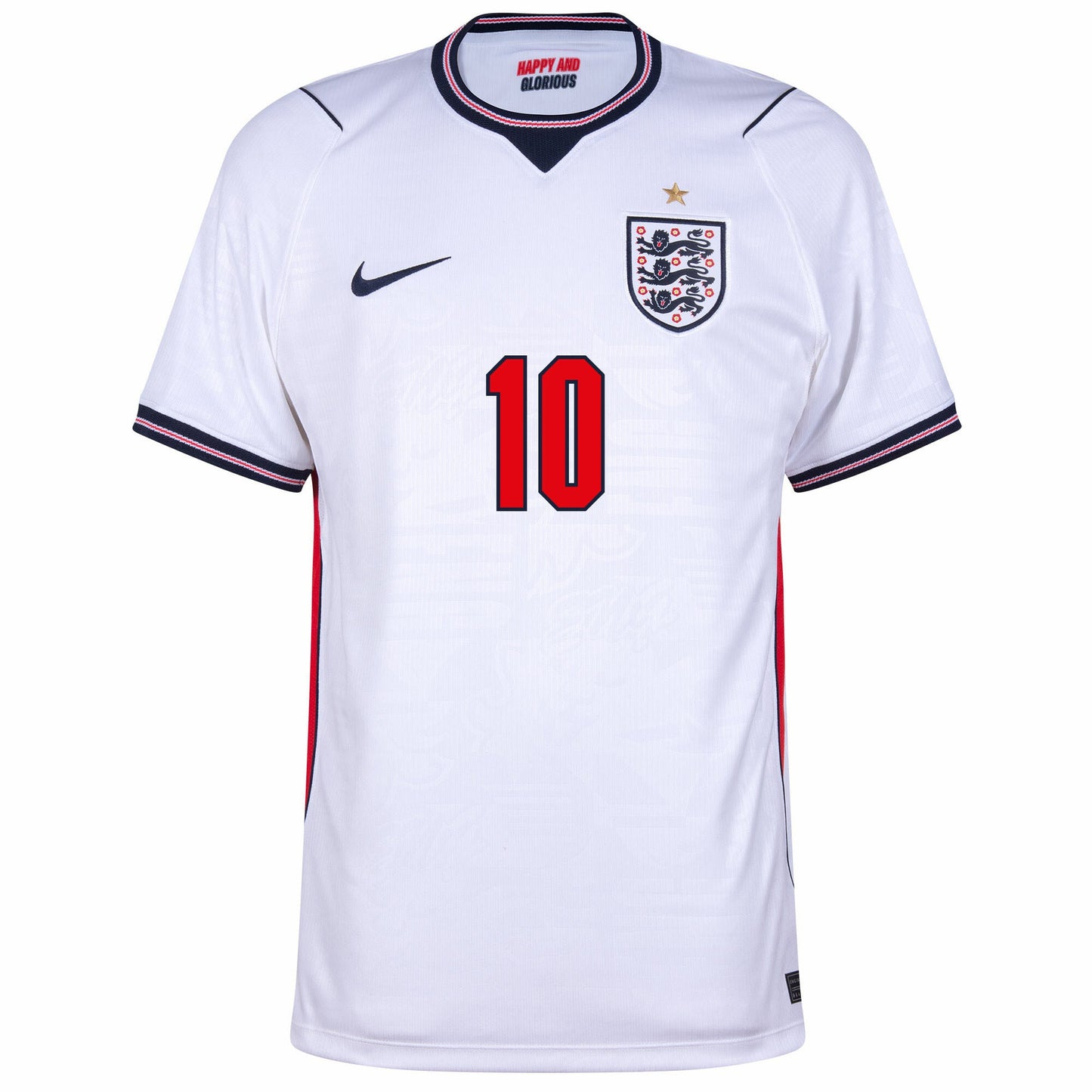 [Promoção Compre 1 Leve 2] Camisa Inglaterra BELLINGHAM 10 2026/27 I Versão Jogador Masculina – Branca