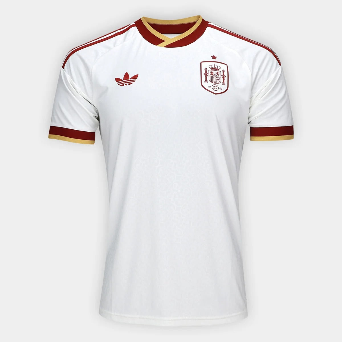Camisa Seleção Espanha Away 2026 s/nº Torcedor Adidas Originals Masculina - Branco