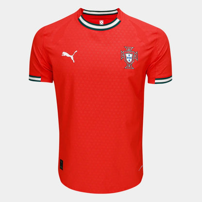 Camisa Seleção Portugal Home 25/26 s/n Jogador Puma Masculina - Vermelho