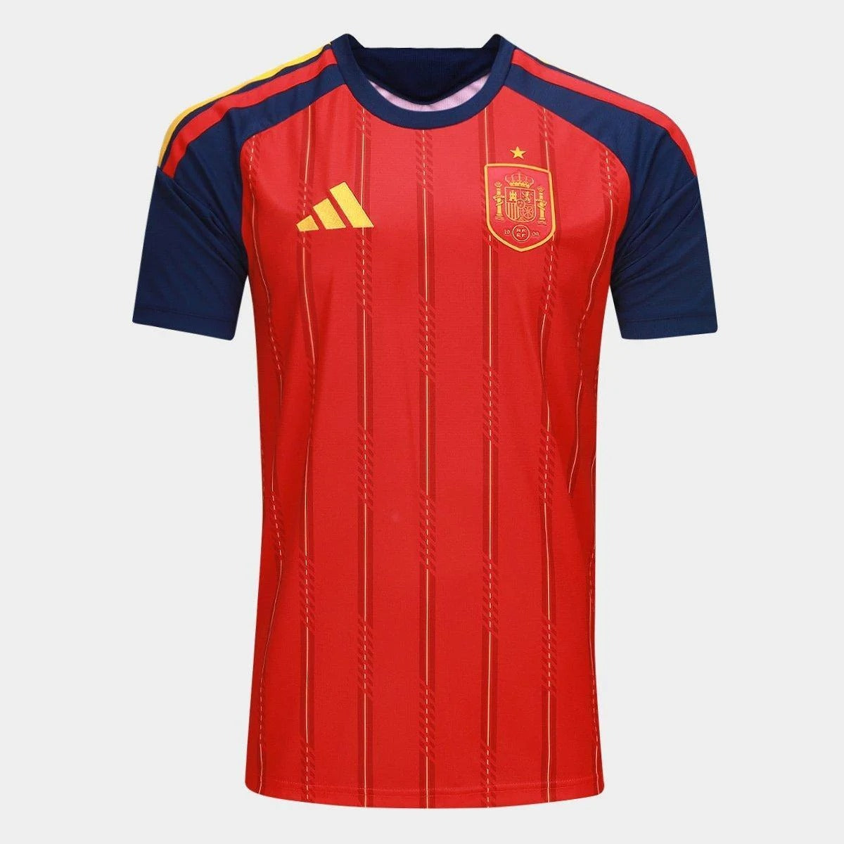 Camisa Seleção Espanha Home Torcedor 2026 s/n Adidas Masculina - Vermelho