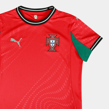 Camisa Seleção Portugal Home 25/26 s/n Torcedor Puma Feminina - Vermelho