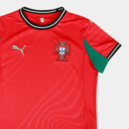 Camisa Seleção Portugal Home 25/26 s/n Torcedor Puma Feminina - Vermelho
