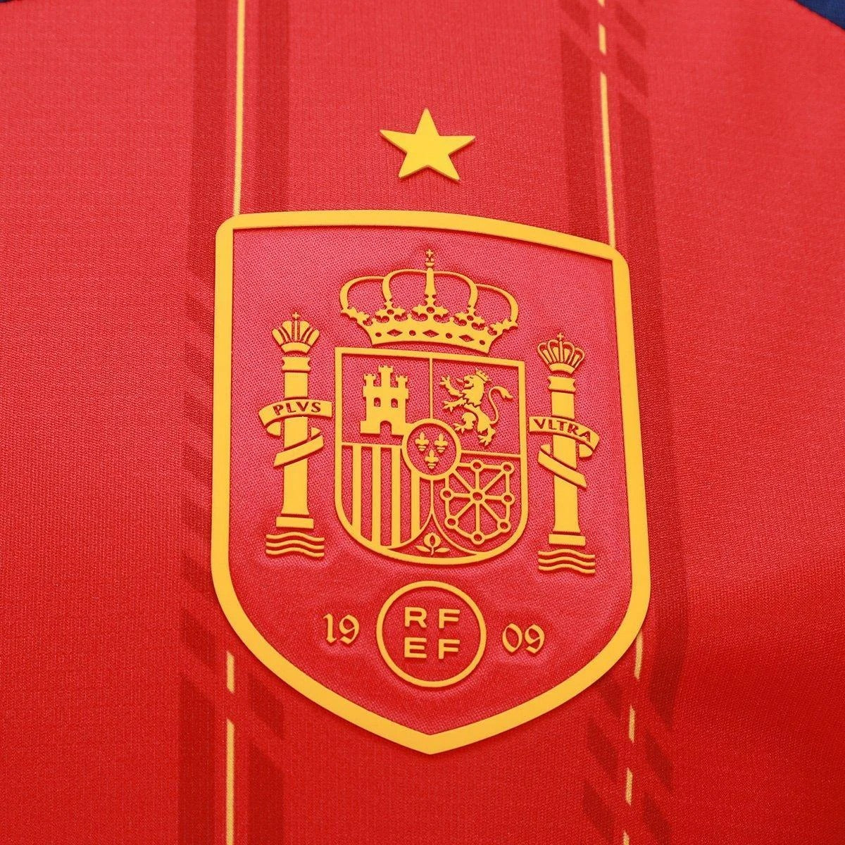Camisa Seleção Espanha Home Torcedor 2026 s/n Adidas Masculina - Vermelho