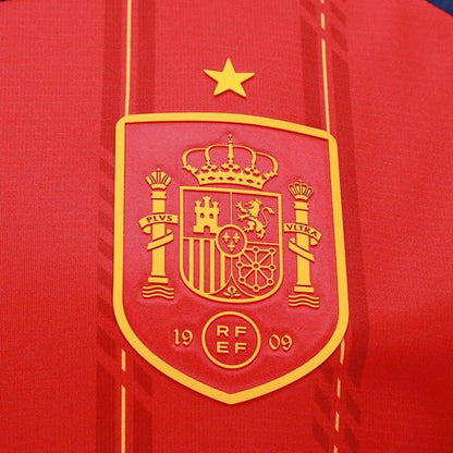 Camisa Seleção Espanha Home Torcedor 2026 s/n Adidas Masculina - Vermelho